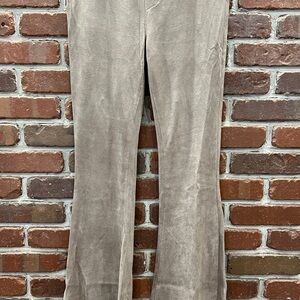 Blank NYC Light Tan Suede Trousers